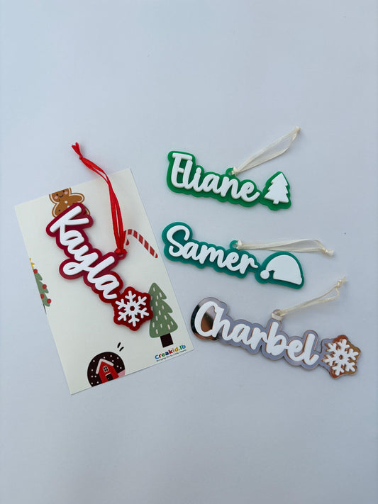 Christmas Name Ornament