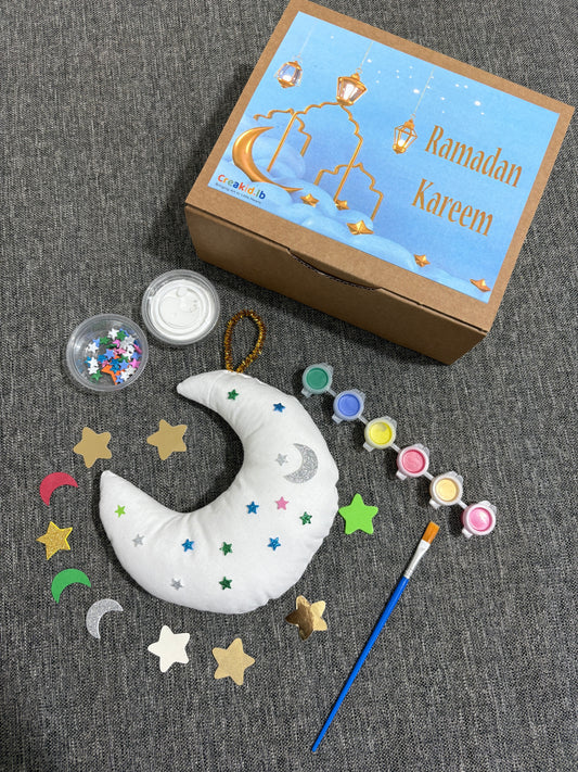 Color and decorate your moon shape