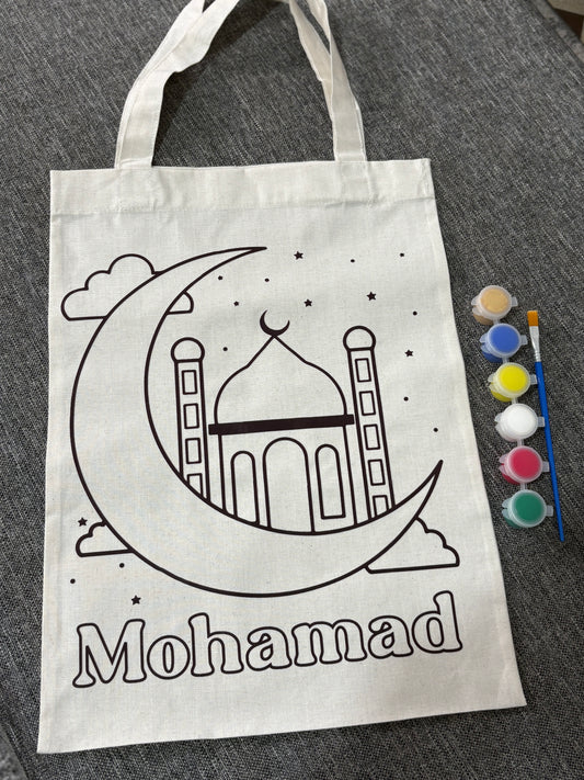 Tote bag for coloring - Design 1