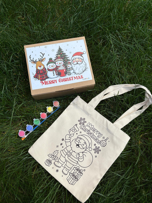 Merry christmas mini tote bag