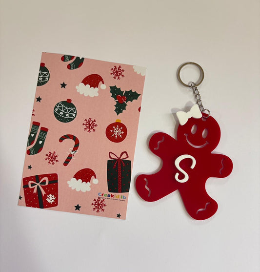 Gingerbread Man Keychain