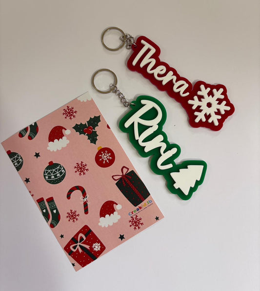 Name With Shape Keychain