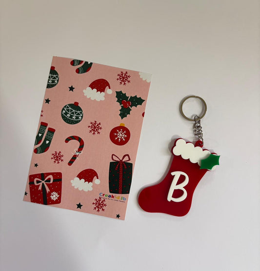 Christmas Socks Keychain